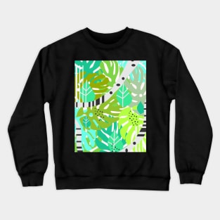 Green quiet jungle Crewneck Sweatshirt